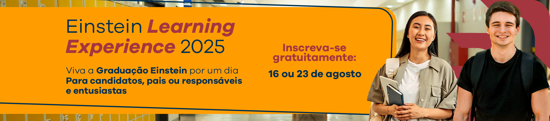 Graduação - Einstein Learning Experience 2025 (16 ou 23 de agosto)